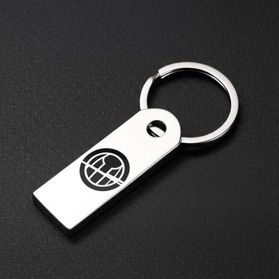Customized Logo Metal Keychain Holder Durable and for Your Business Success