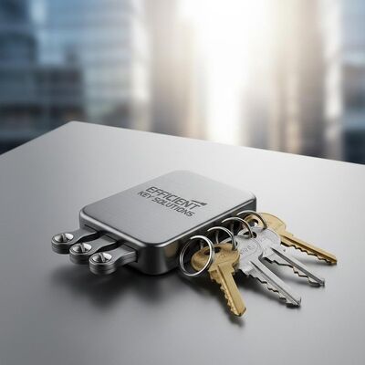محفظة مفاتيح من الفولاذ المقاوم للنمو OEM ODM مثالية لتنظيم المفاتيح بكفاءة وتحسين حلول إدارة المفاتيح