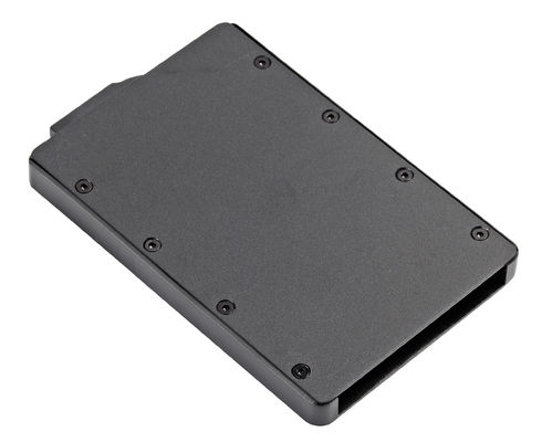 بطاقة الائتمان RFID محفظة كلاسيكية PU / المهندس الألومنيوم مع الخياطة