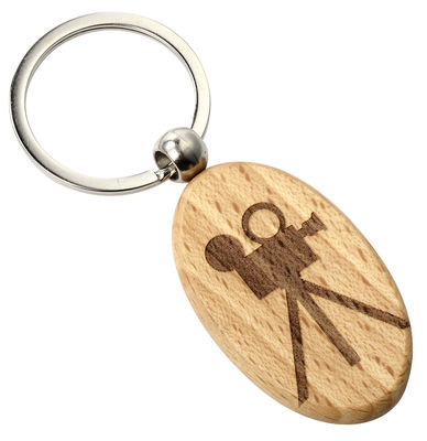 2-10 ملم سمك سلسلة مفاتيح خشبية محفورة مزيج مثالي من الأسلوب والطبيعة