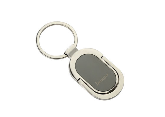 شخصية Ellipse Metal Keychain حامل سلسلة مفاتيح من سبائك الزنك حامل هاتف كيرينغ