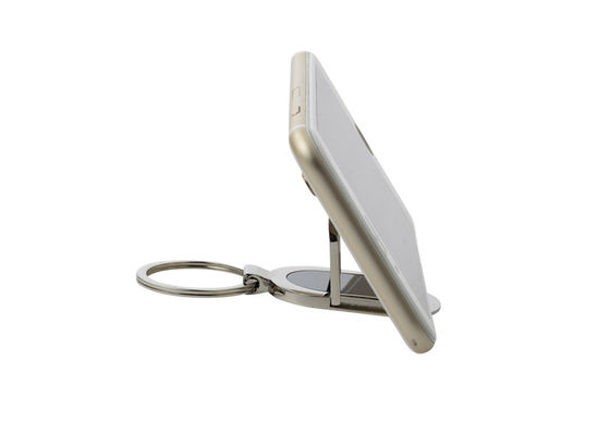 شخصية Ellipse Metal Keychain حامل سلسلة مفاتيح من سبائك الزنك حامل هاتف كيرينغ