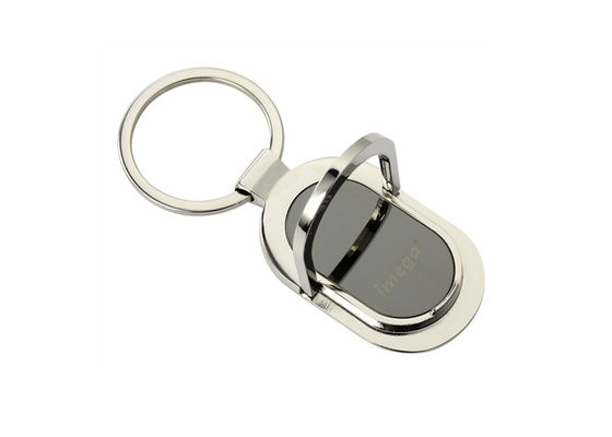 شخصية Ellipse Metal Keychain حامل سلسلة مفاتيح من سبائك الزنك حامل هاتف كيرينغ