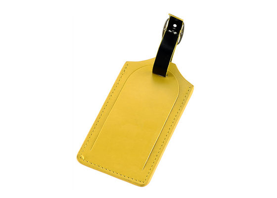 IMEGA PU Leather Travel Luggage Tag Rectangle Customized Bag الأمتعة