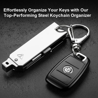 سعر جيد Effortlessly Organize Your Keys with Our Top-Performing Steel Keychain Organizer الانترنت
