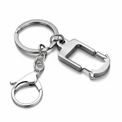 سعر جيد OEM/ODM As Photo Zinc Alloy Metal Keychain Holder for Customized Manufacturing الانترنت