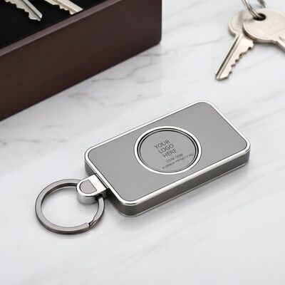 جودة حامل مفاتيح معدني متين بشعار مخصص OEM ODM، اختيار رائع للعروض الترويجية التجارية وهدايا الشركات والشخصية مصنع