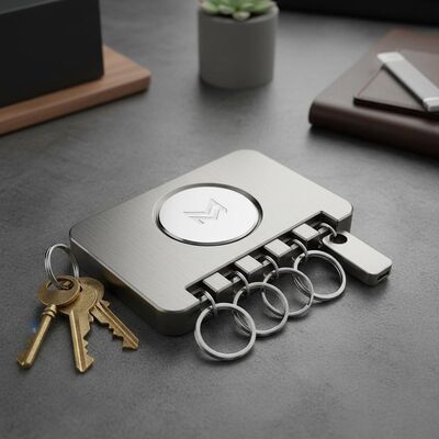 سعر جيد حامل مفاتيح معدنية متينة شعار مخصص مثالي للهدايا والعناصر التجارية التي توفر تنظيم مفاتيح عملية الانترنت