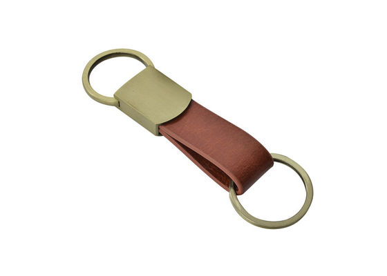 سعر جيد Pantone Leather Key Ring Holder Color Tape 10mm نحاسي تصفيح شخصي الانترنت