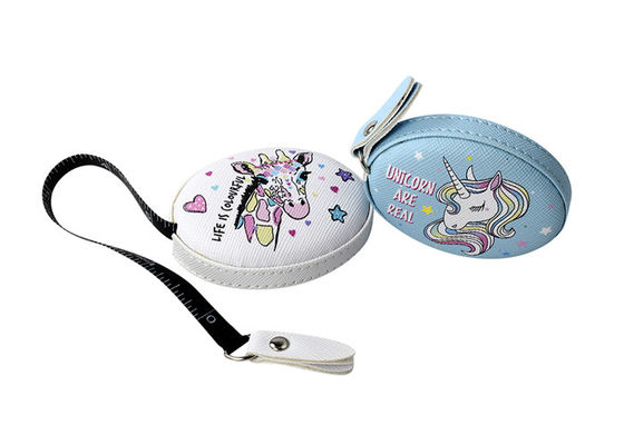 سعر جيد Ellipse Cloth Tape Measure Body18mm Thick Webbing Digital Printing Logo الانترنت